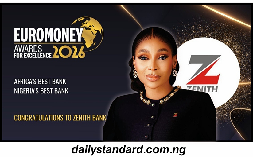 ZENITH BANK NAMED AFRICA’S BEST BANK & NIGERIA’S BEST BANK AT THE 2026 EUROMONEY AWARDS FOR EXCELLENCE